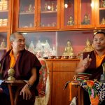 Ven. Lama Thinley Gyaltsen andVen. Lama Thrinley Gyaltsen and Ven. Acarya Namdrol Gyatso teaching at Mindrol Lekshey 2017