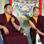 Ven. Acarya Namdrol Gyatso and Ven. Lama Thrinley Gyaltsen, Mindrol Lekshey teachers