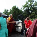 The arrival of Dzigar Kongtrul Rinpoche
