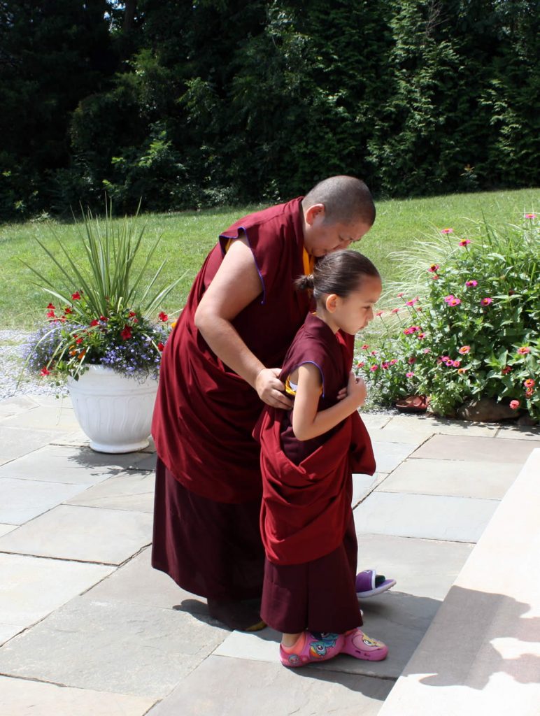 Her Eminence Mindrolling Jetsün Khandro Rinpoche with Minling Jetsün Rinpoche